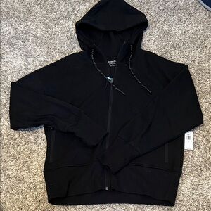 Old Navy Black Zip-Up Sweater